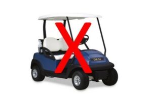 Golfbilsförbud